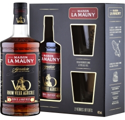 Ром Мезон Ла Мони ВС/ВО в п/у с 2  стаканами